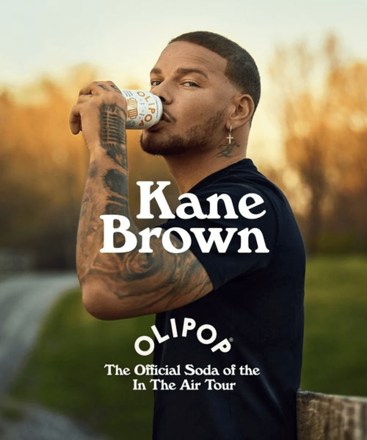 Kane Brown Olipop campaign creative