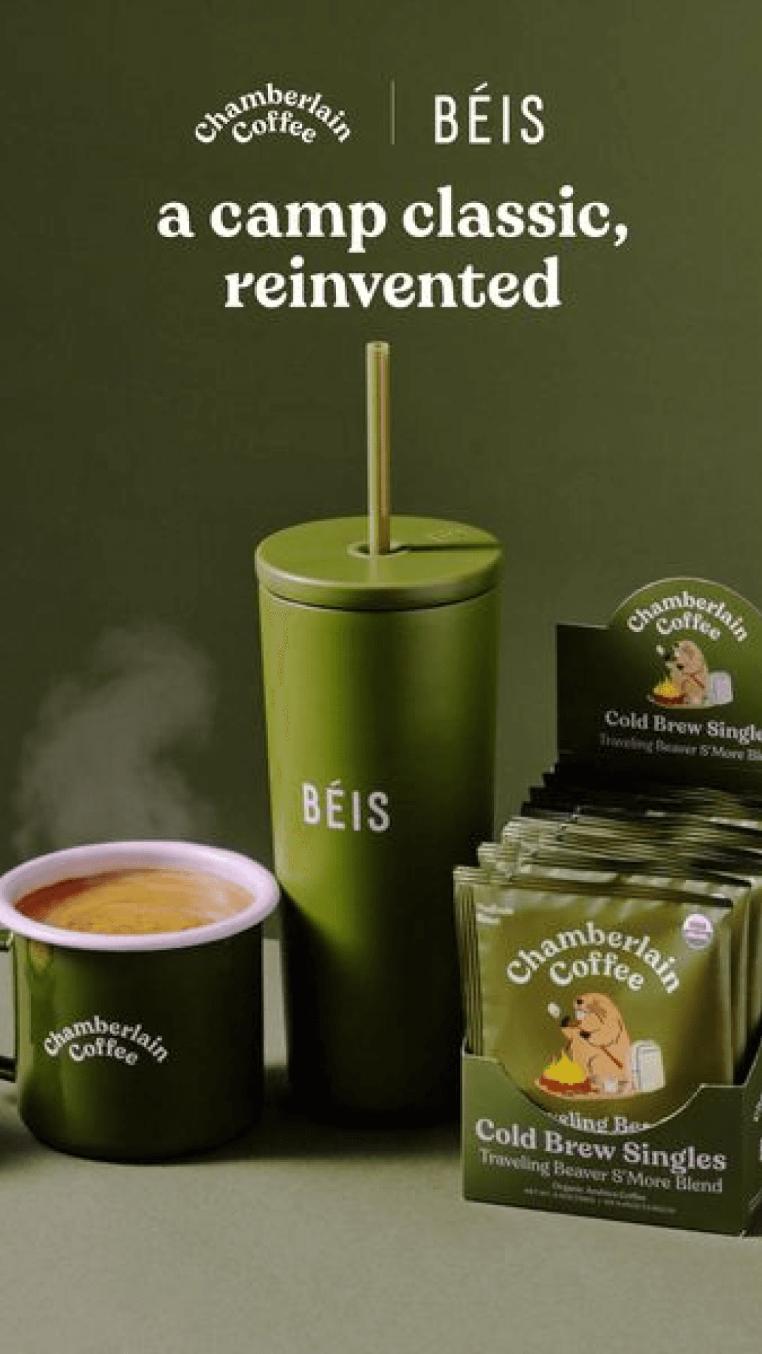 Chamberlain Coffee and Béis campaign creative
